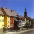 Erfurt's world-famous Merchants' Bridge (Kraemerbruecke)